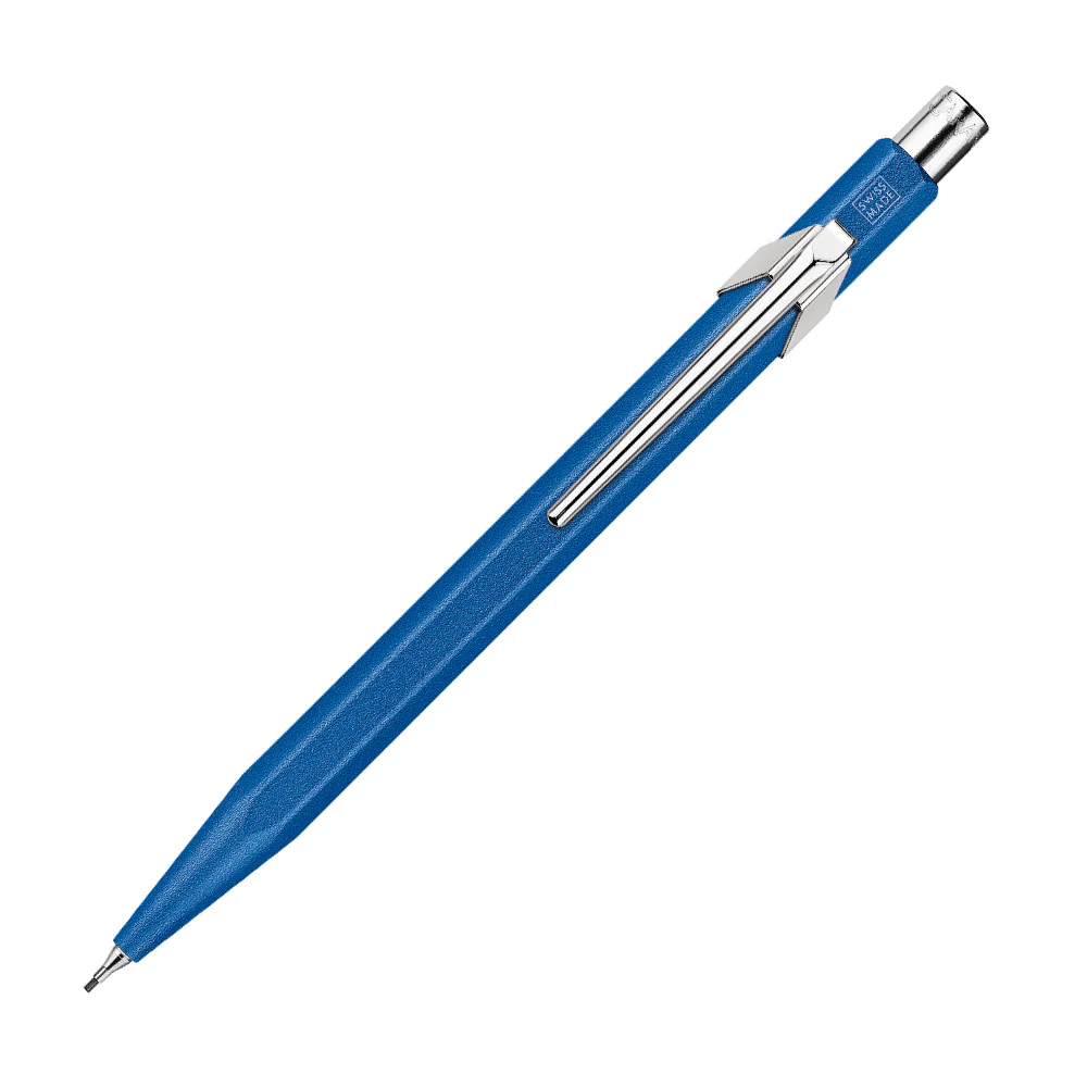 Caran d'Ache 844 Colormat-X Mechanical Pencil in Slimpack Blue - Image 2