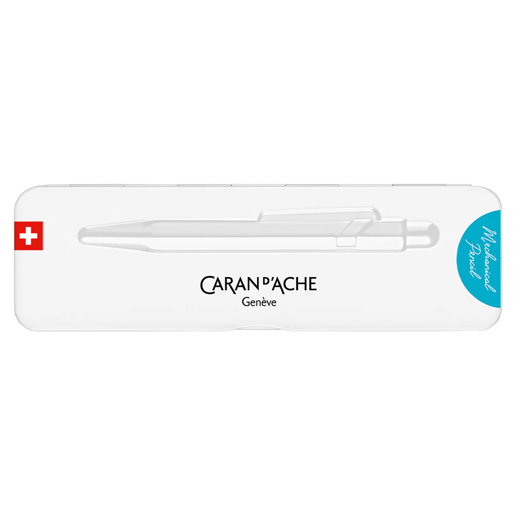 Caran d'Ache 844 Colormat-X Mechanical Pencil in Slimpack Turquoise - Image 3