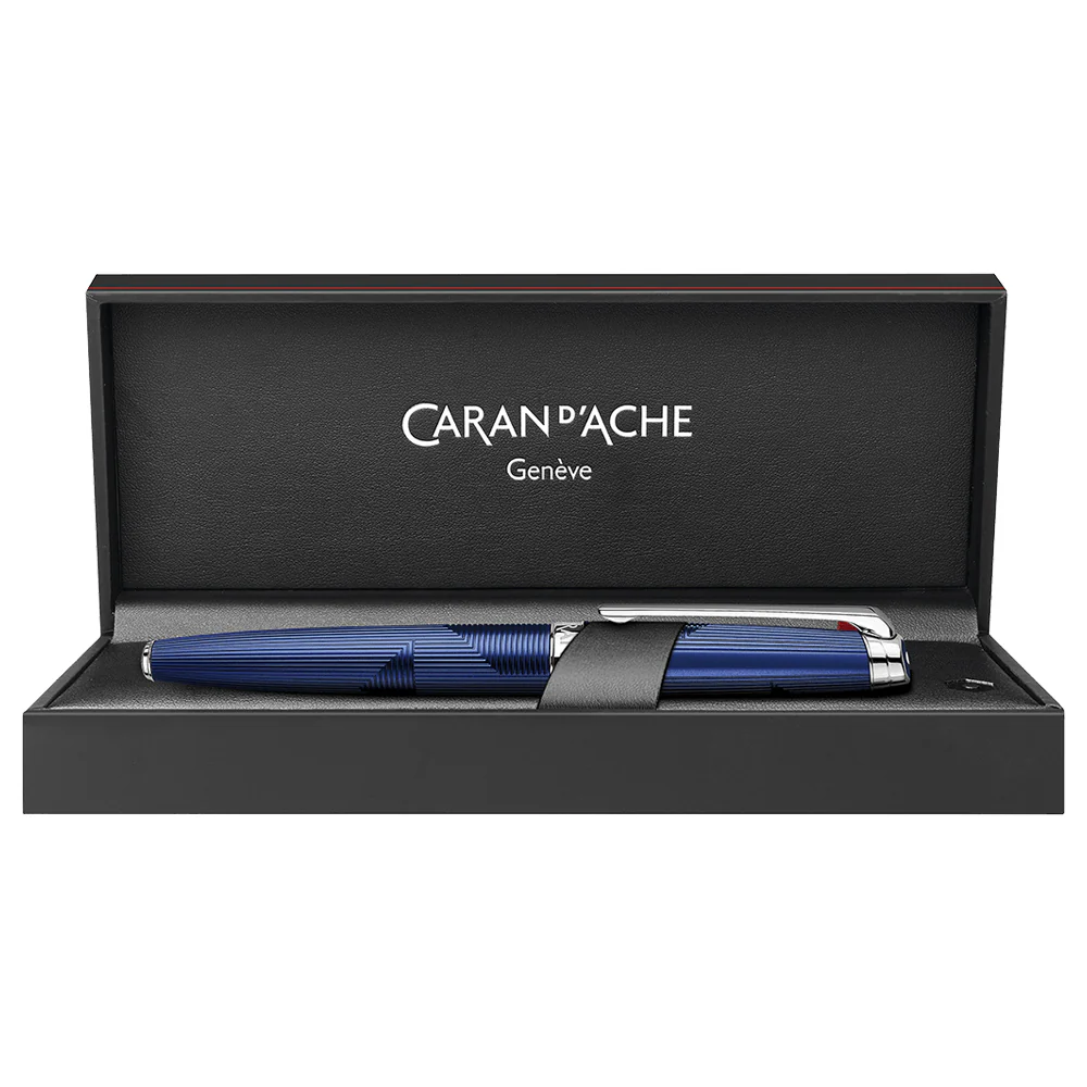 Caran d'Ache Leman Rollerball Pen Bleu Marin - Image 3