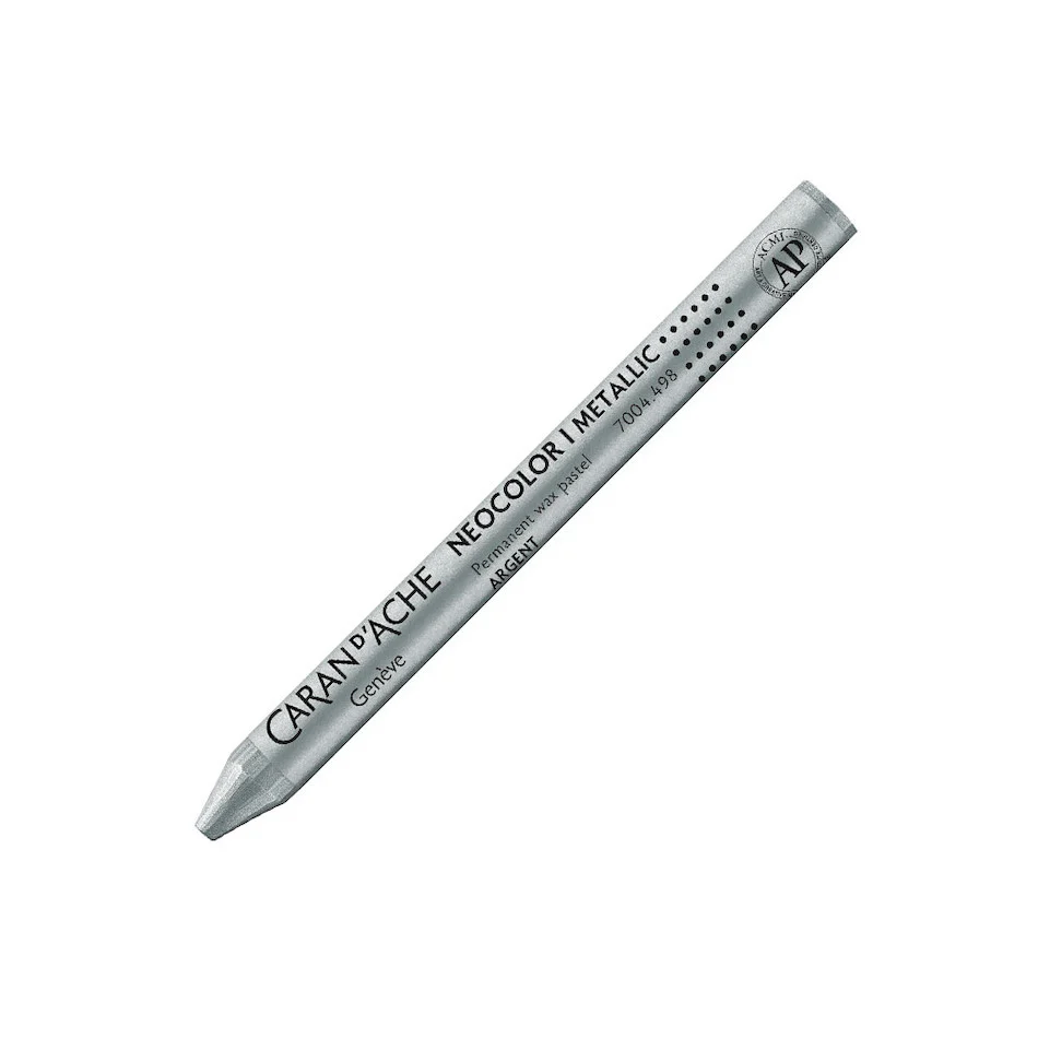Caran d'Ache Neocolor I 7004 Metallic Wax Pastel - Image 7