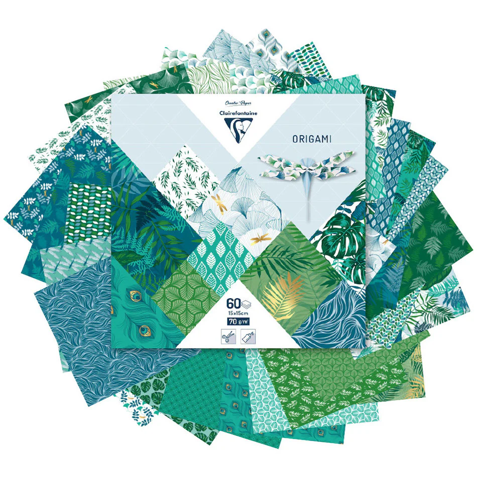 Clairefontaine Origami Set of 60 Sheets 15 x 15cm - Image 10