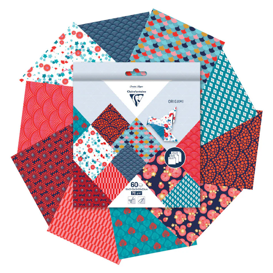 Clairefontaine Origami Set of 60 Sheets 3 Sizes - Image 11