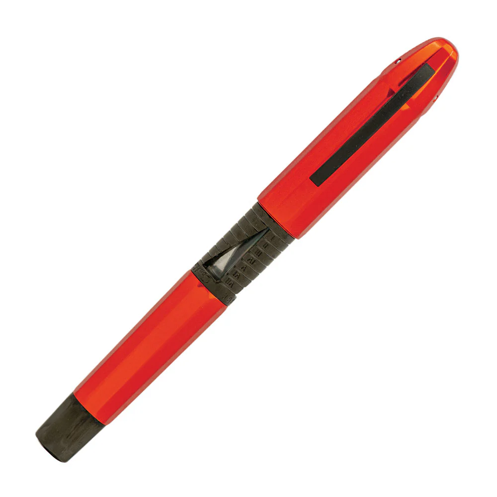 Conklin Nozac Classic Fountain Pen 125th Anniversary Edition Red with Black Trim - Image 2