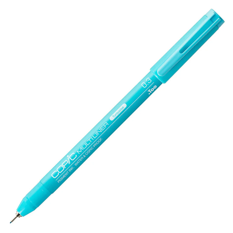 Copic MultiLiner Drawing Pen Turquoise