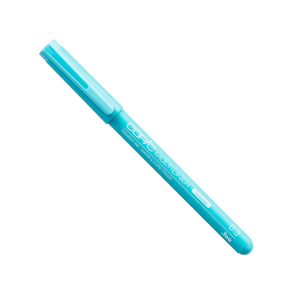 Copic MultiLiner Drawing Pen Turquoise - Image 2