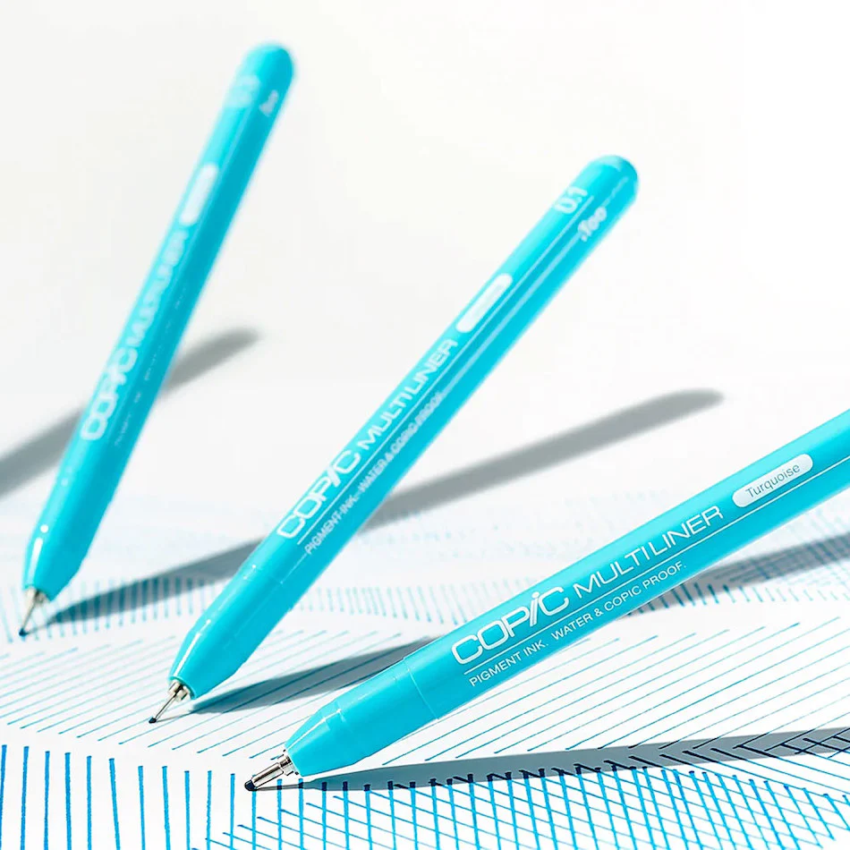 Copic MultiLiner Drawing Pen Turquoise - Image 5