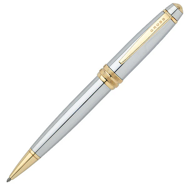 Cross Bailey Ballpoint Pen Medalist Chrome and Gold