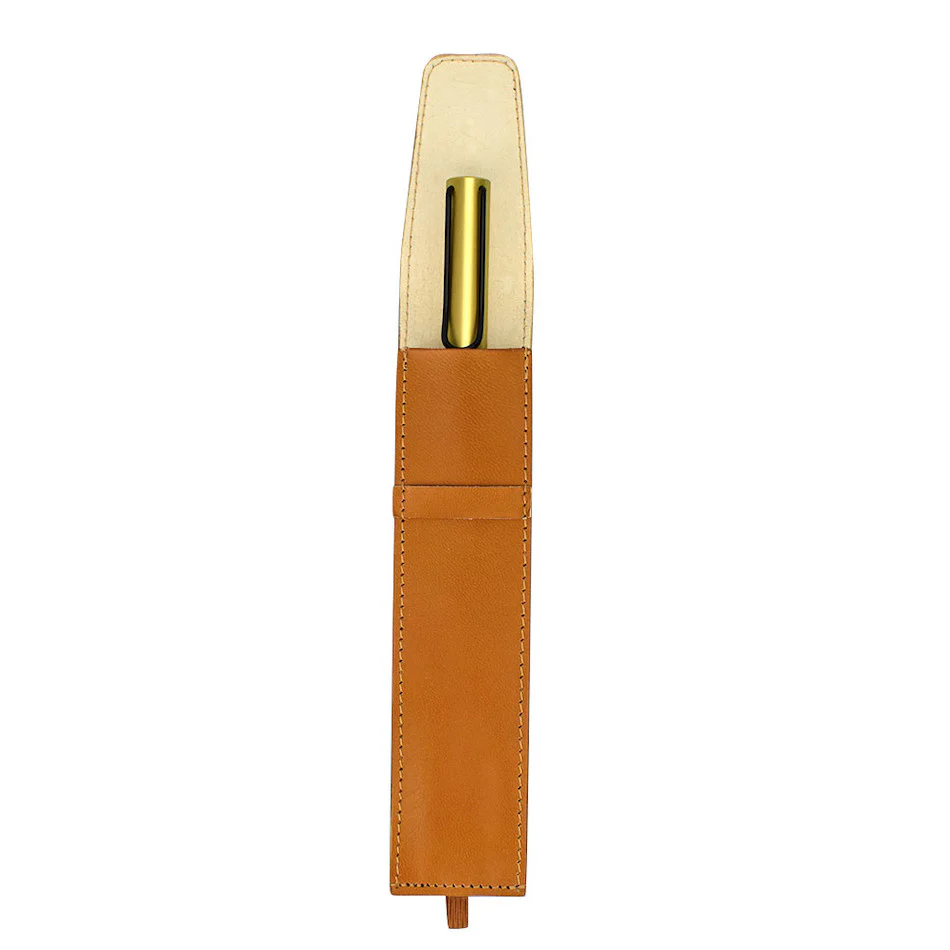 Cult Pens Leather Pen Strap Brown