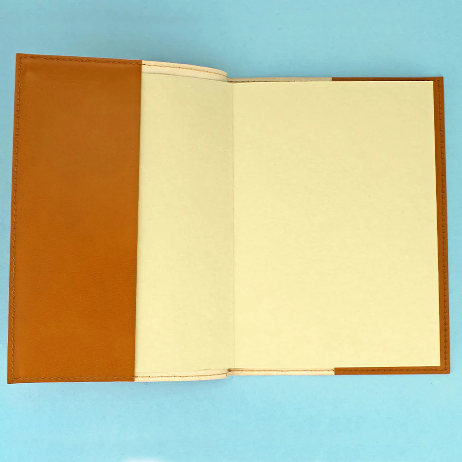 Cult Pens A5 Leather Refillable Cover Tan - Image 2