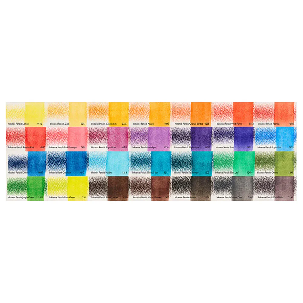 Derwent Inktense Coloured Pencil Set of 28 NEW Colours - Image 2