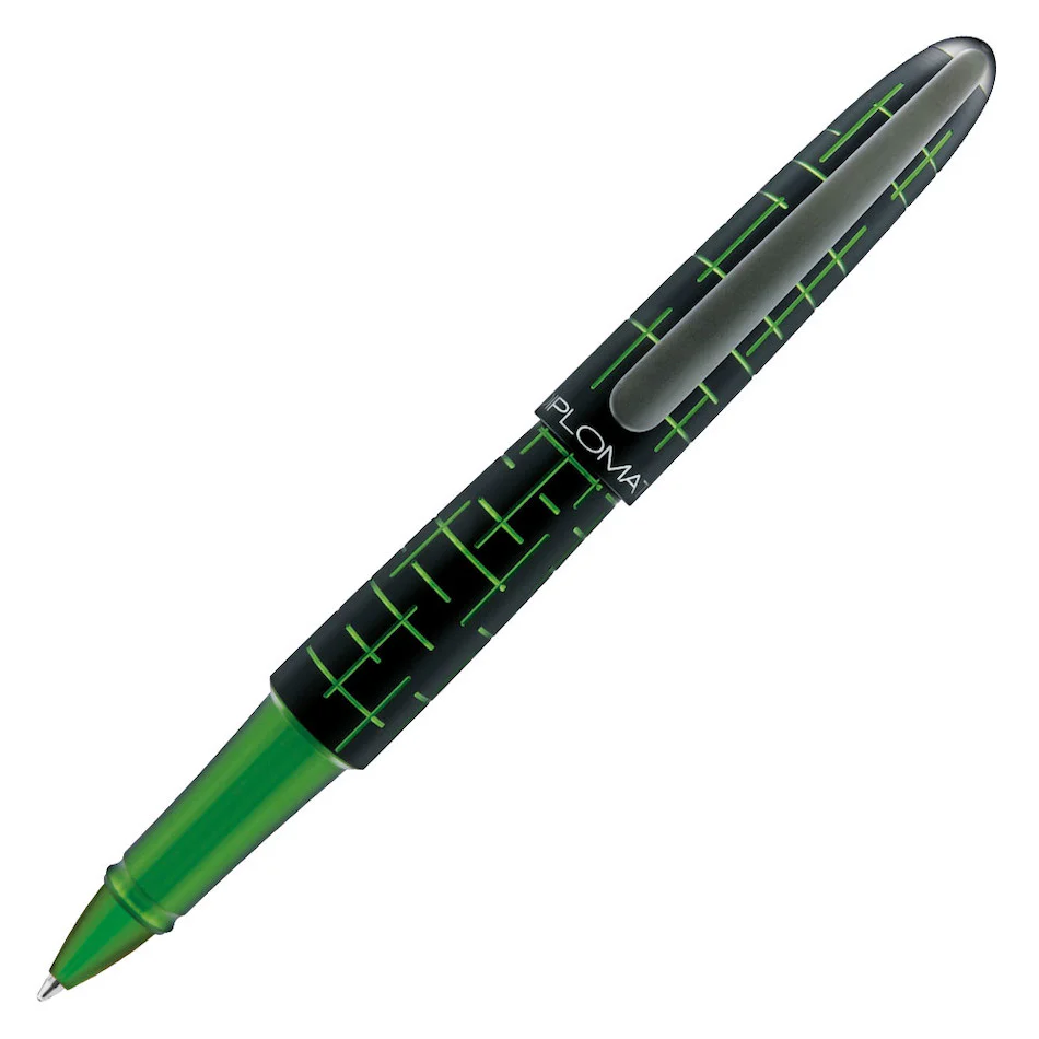 Diplomat Elox Matrix Rollerball Pen Black and Green