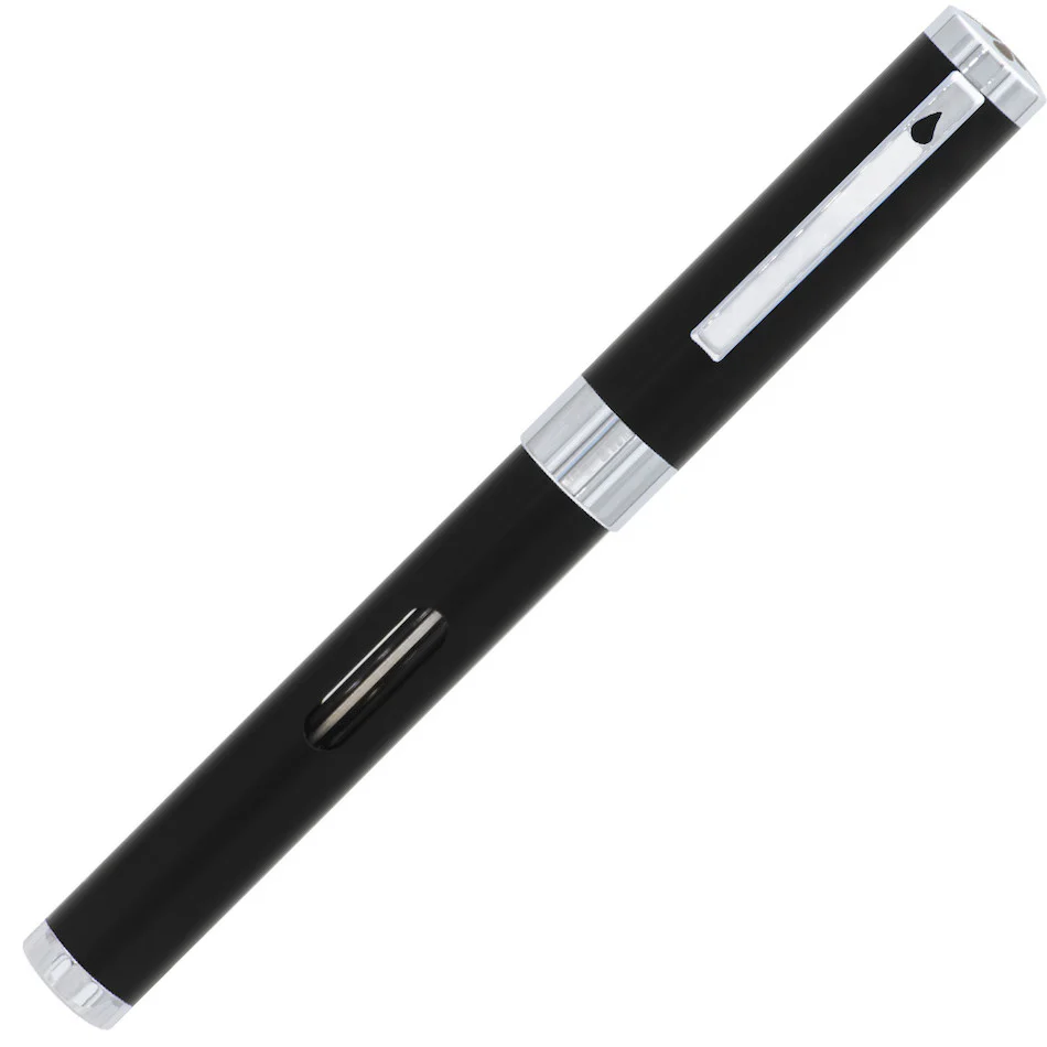 Diplomat Nexus Fountain Pen Black with Chrome Trim - Image 3
