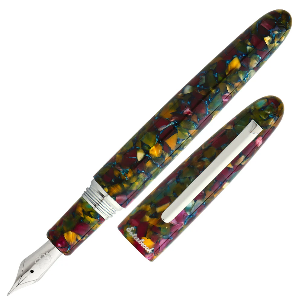 Esterbrook Estie Oversize Fountain Pen Botanical Gardens Palladium Custom Scribe Nib