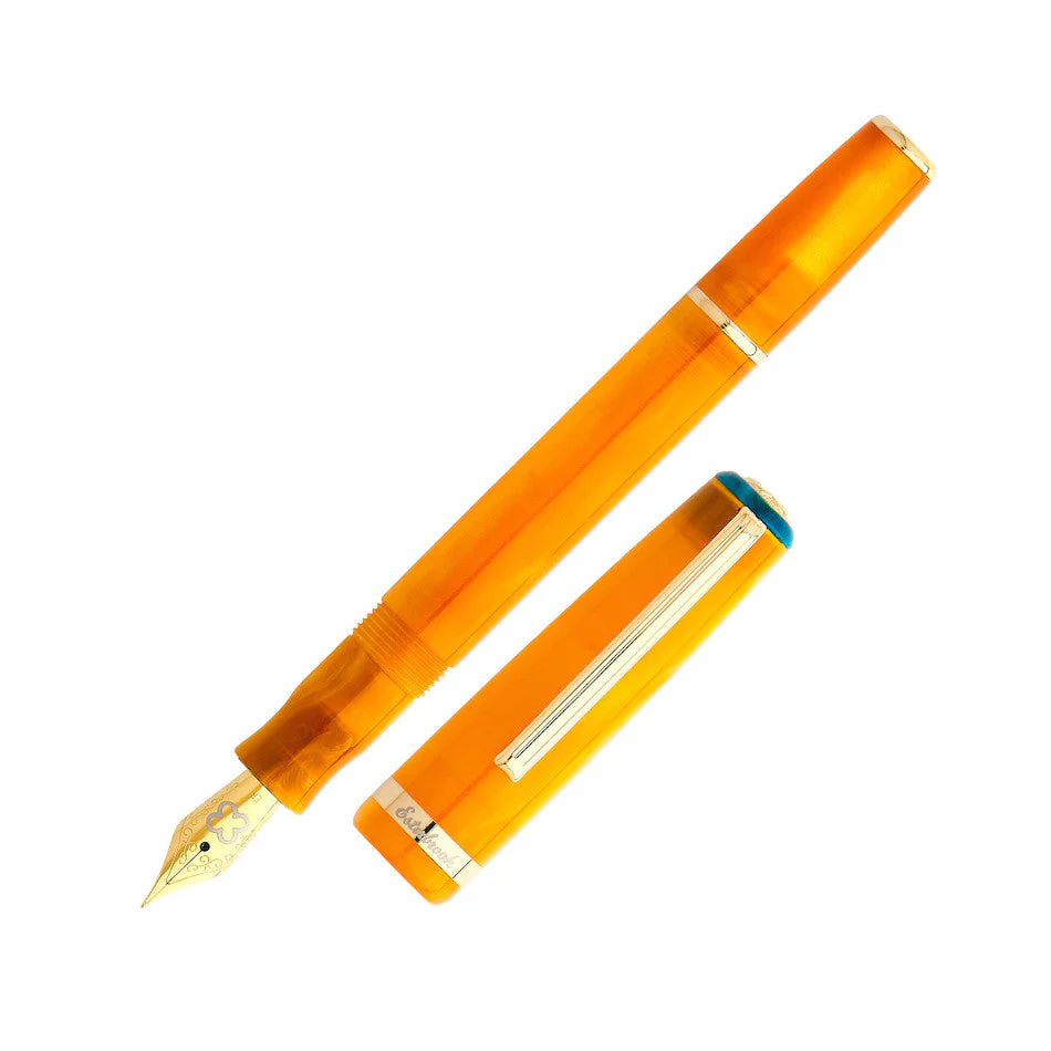 Esterbrook JR Pocket Fountain Pen Orange Sunset Custom Scribe Nib