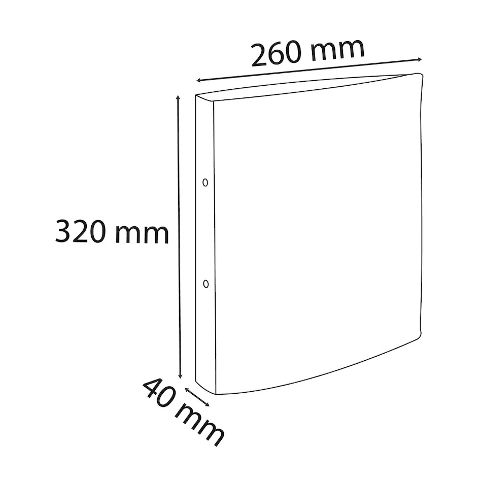 Exacompta Forever 100% Recycled Rolled Binder 2 Ring Folder Green - Image 3
