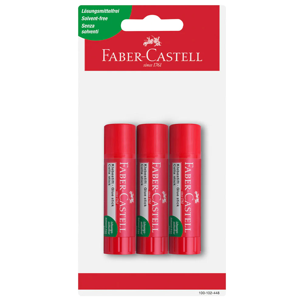Faber-Castell Glue Stick Set of 3