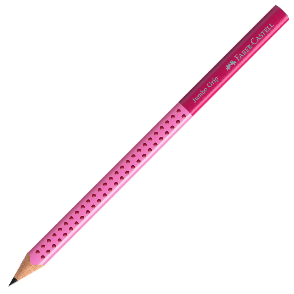 Faber-Castell Jumbo Grip Graphite Pencil Set of 36 Rose/Pink