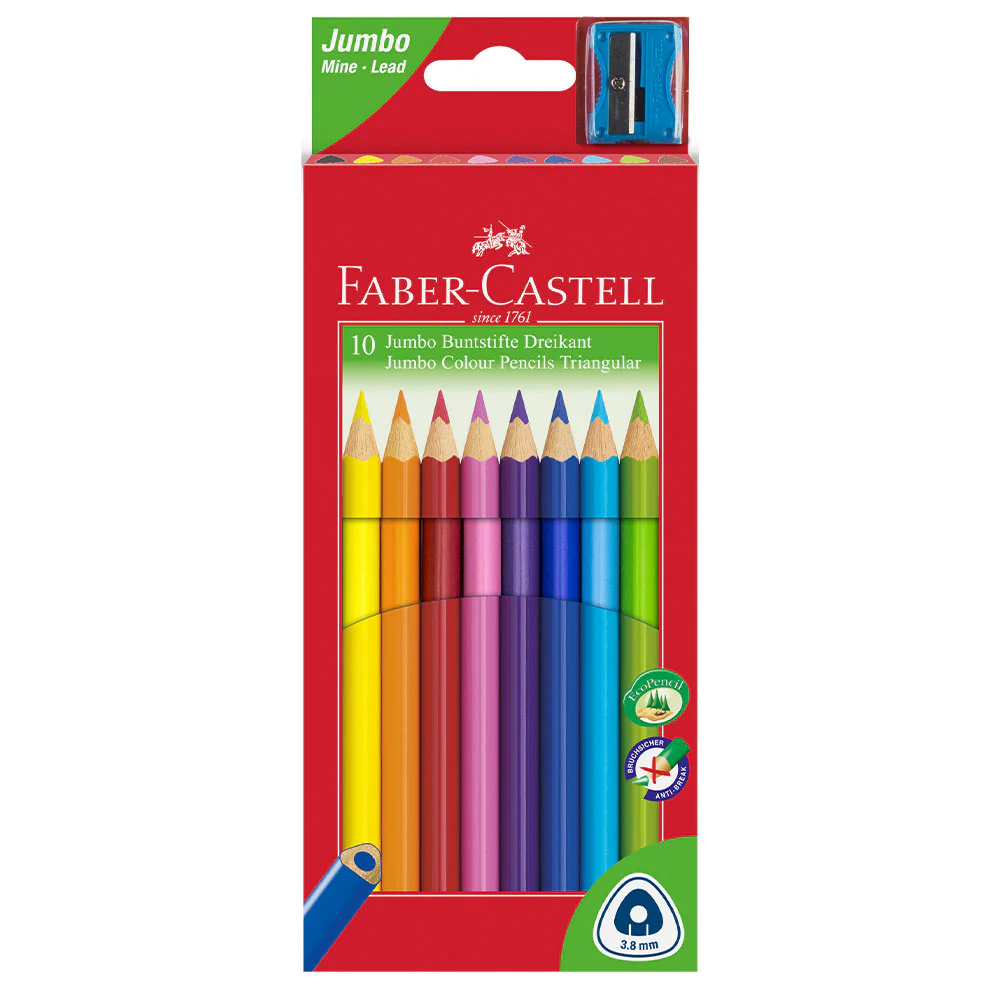 Faber-Castell Junior Colouring Pencils Set of 10