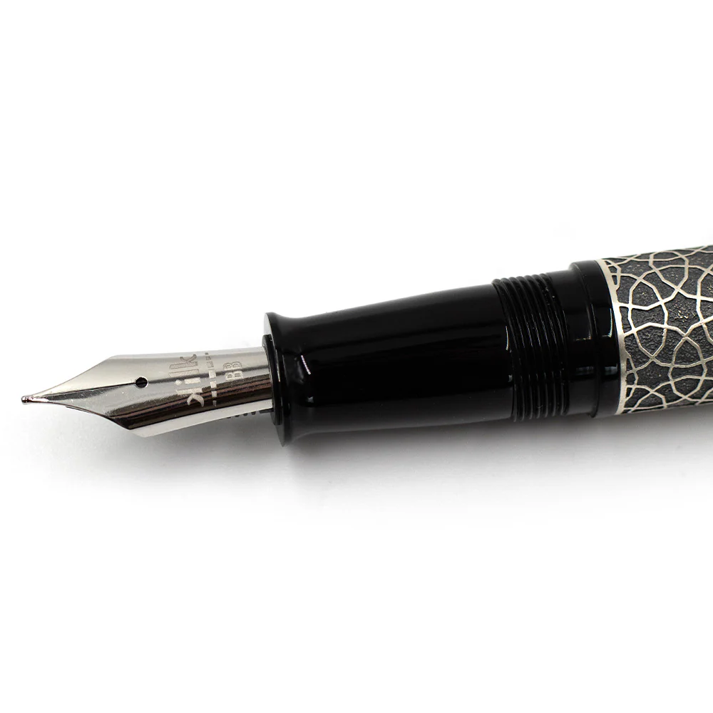 Kilk Celestial Fountain Pen Black & Chipped Blue - Image 3