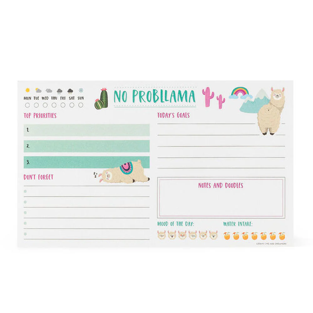 Legami Paper Thoughts Notepad Llama