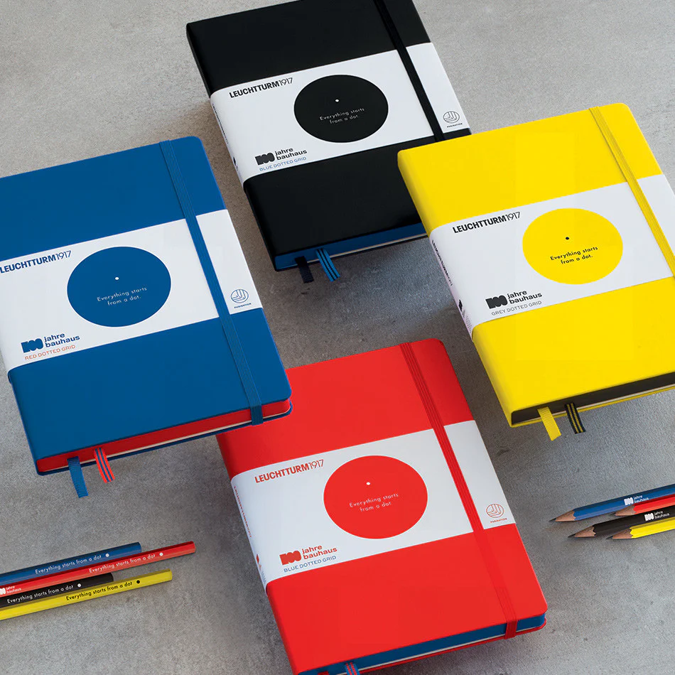 LEUCHTTURM1917 Bauhaus Edition Hardcover Notebook Medium Red Dotted - Image 5
