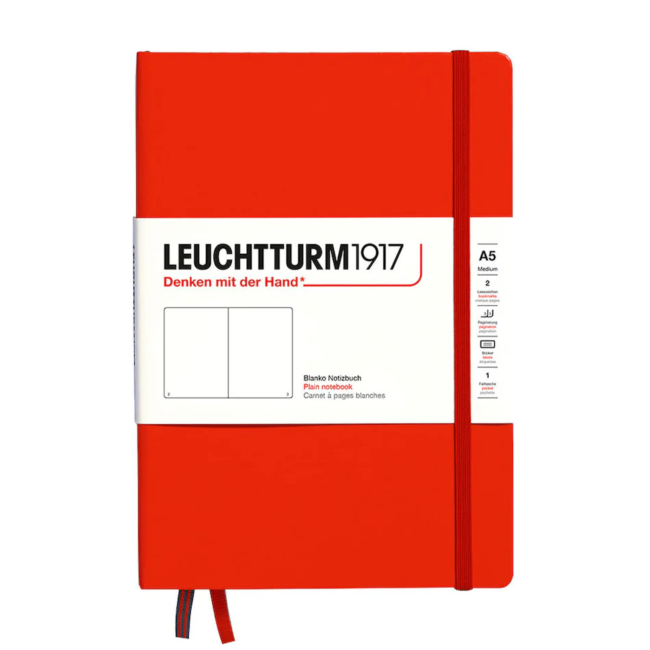 LEUCHTTURM1917 Hardcover Notebook Medium Fox Red