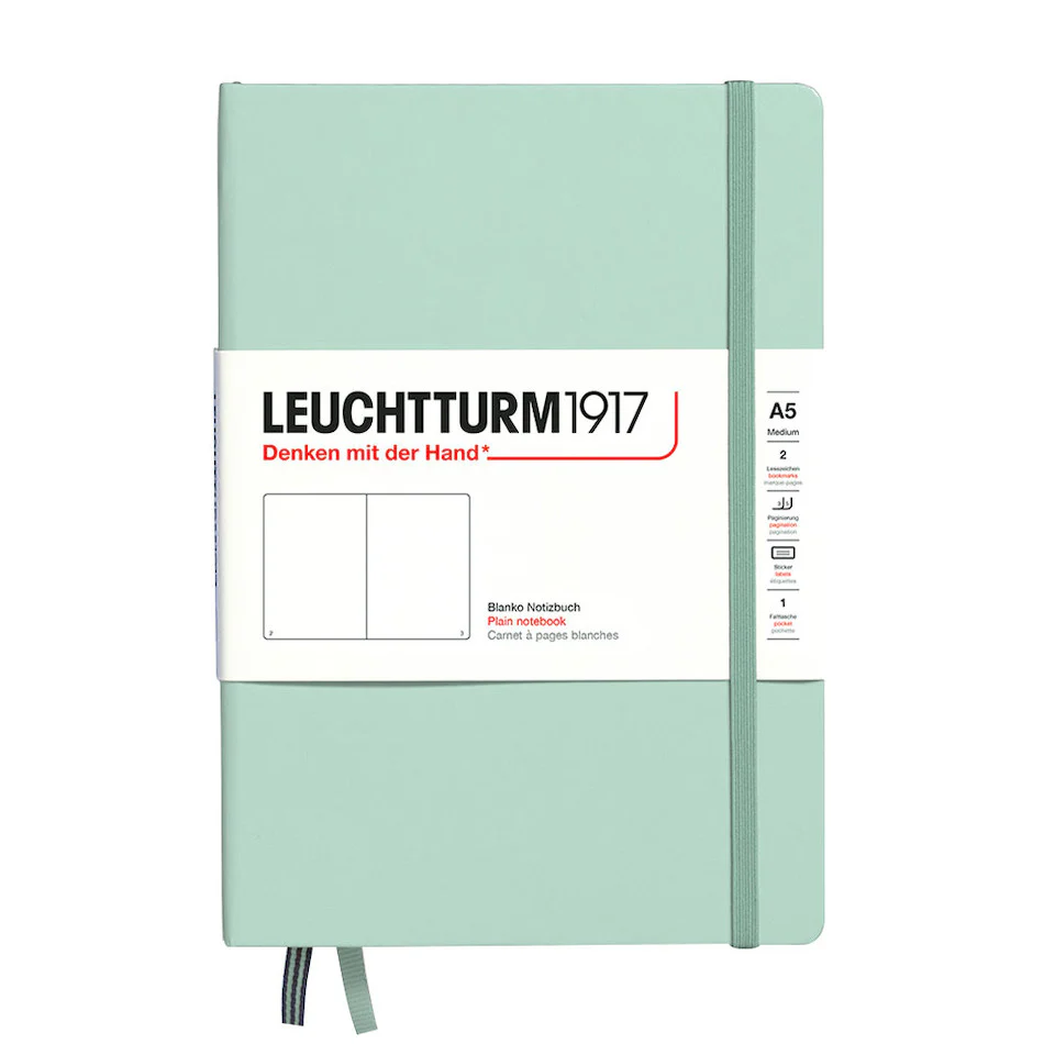 LEUCHTTURM1917 Hardcover Notebook Medium Mint Green