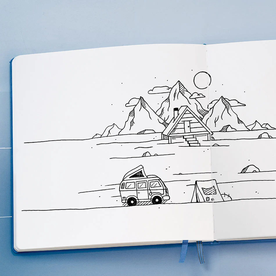 LEUCHTTURM1917 Sketchbook Square Lemon - Image 2