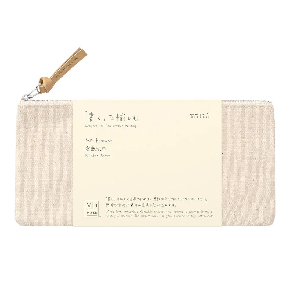 Midori MD Pen Case Kurashiki Canvas