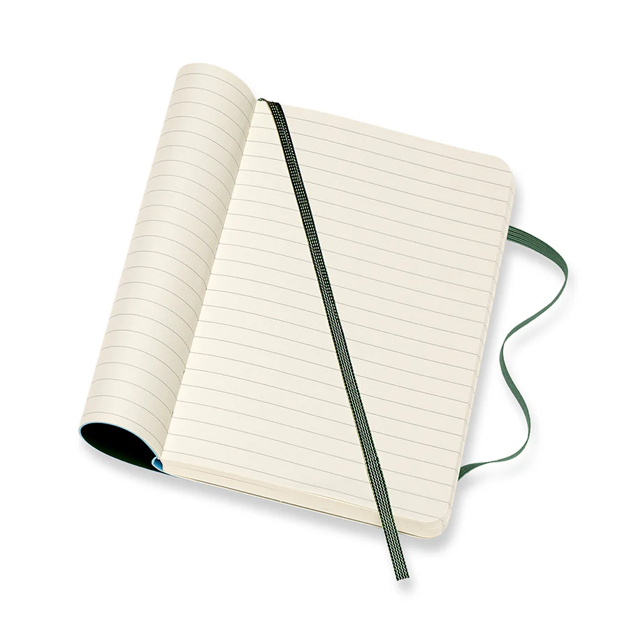 Moleskine Soft Cover Pocket Notebook 90x140 Myrtle Green - Image 2