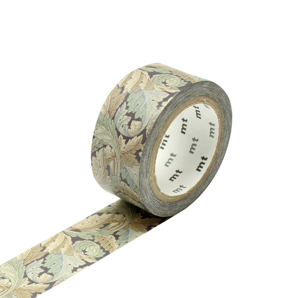 mt Washi Masking Tape - 20mm x 7m - William Morris Acanthus