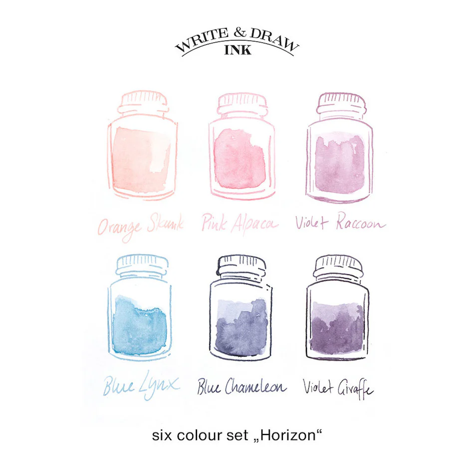 Octopus Write and Draw Ink Set of 6 Horizon - Image 2