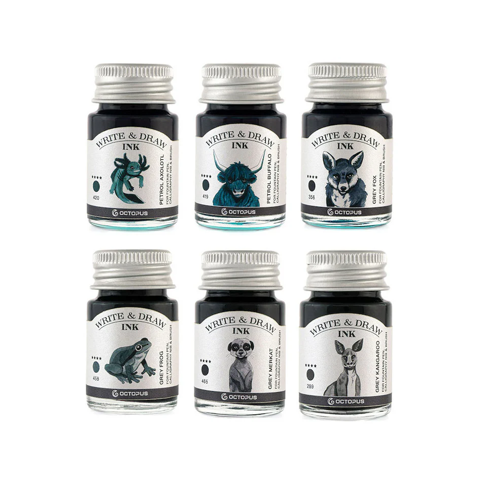 Octopus Write and Draw Ink Set of 6 Mountain