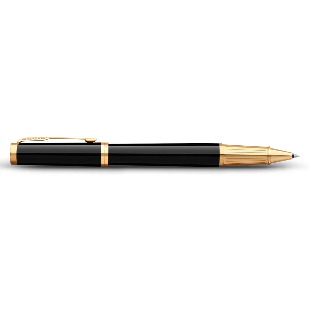 Parker Ingenuity Rollerball Pen Black with Gold Trim - Image 3