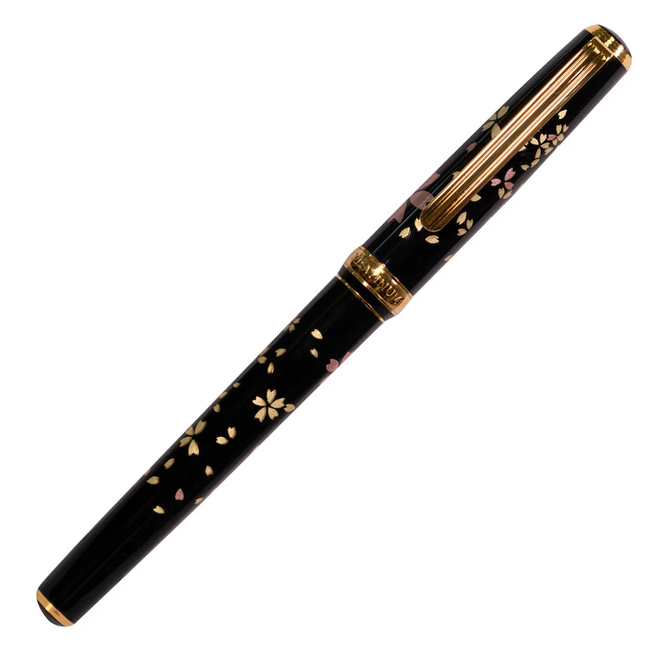 Platinum Kanazawa-Haku Fountain Pen Swirling Petals of Cherry Blossom - Image 2
