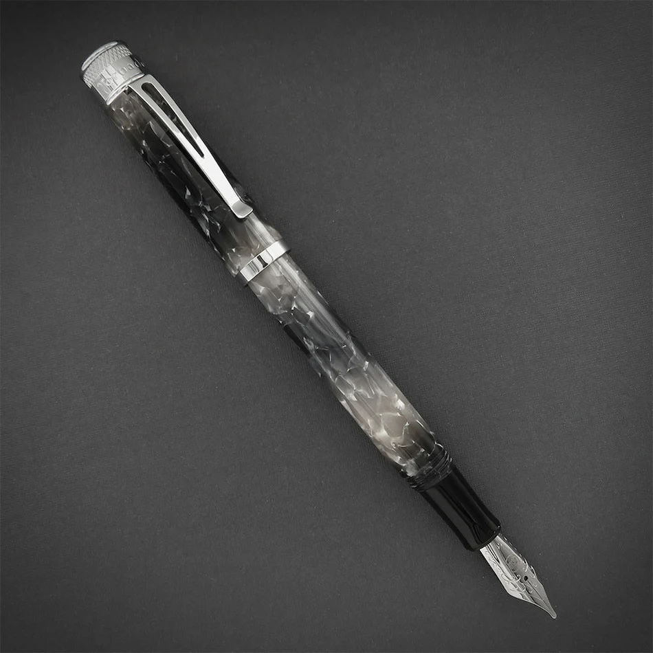 Retro 51 Tornado Acrylic Fountain Pen Silver Lining - Image 2