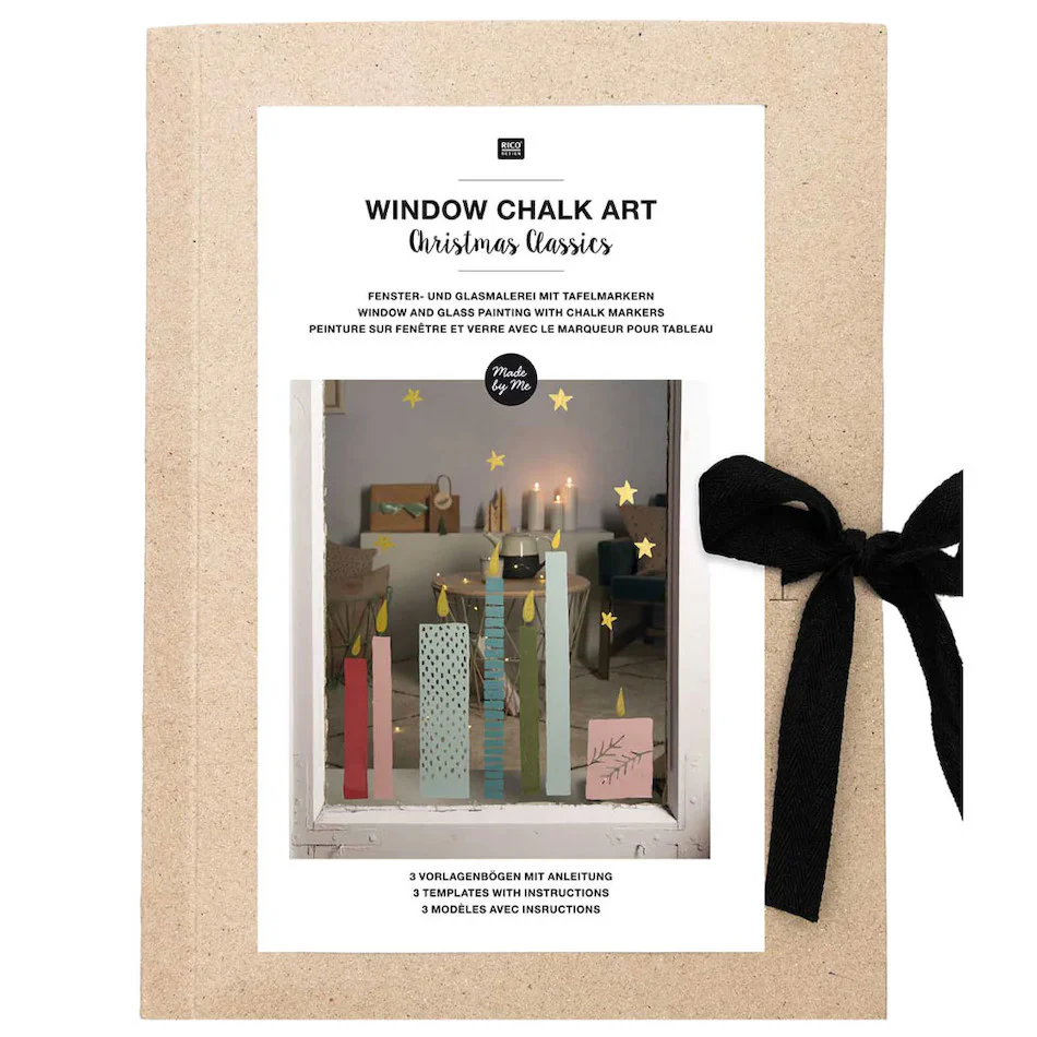 Rico Window Chalk Art Template Christmas Classics