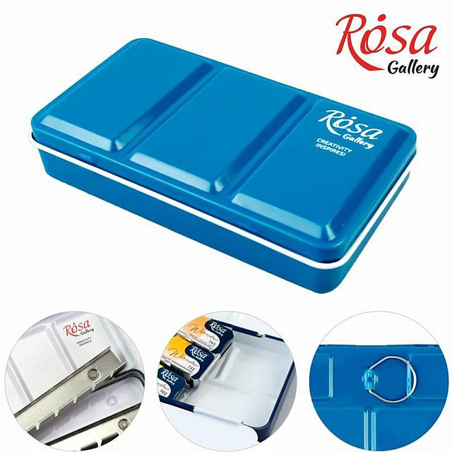 Rosa Empty Metal Case For 12 Watercolour Full Pans - Image 3