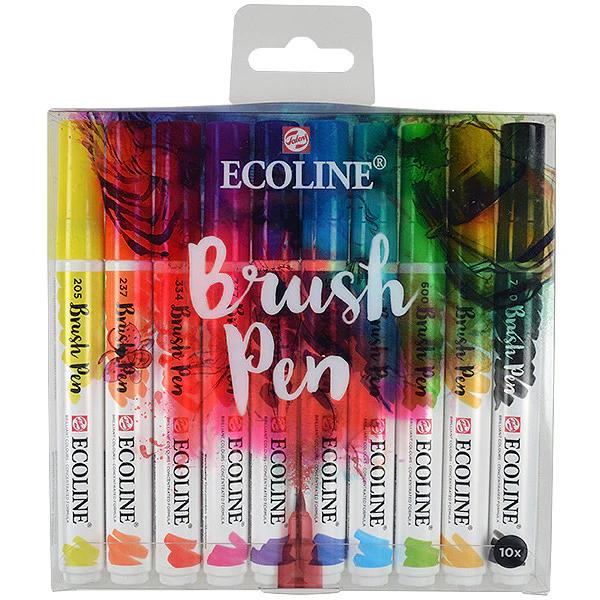 Royal Talens Ecoline Brush Pens Set of 10