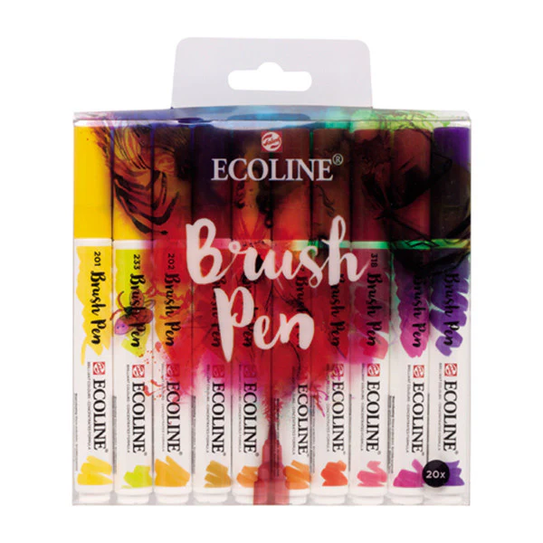 Royal Talens Ecoline Brush Pens Set of 20