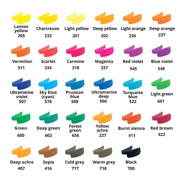 Royal Talens Ecoline Brush Pens Set of 30 - Image 3