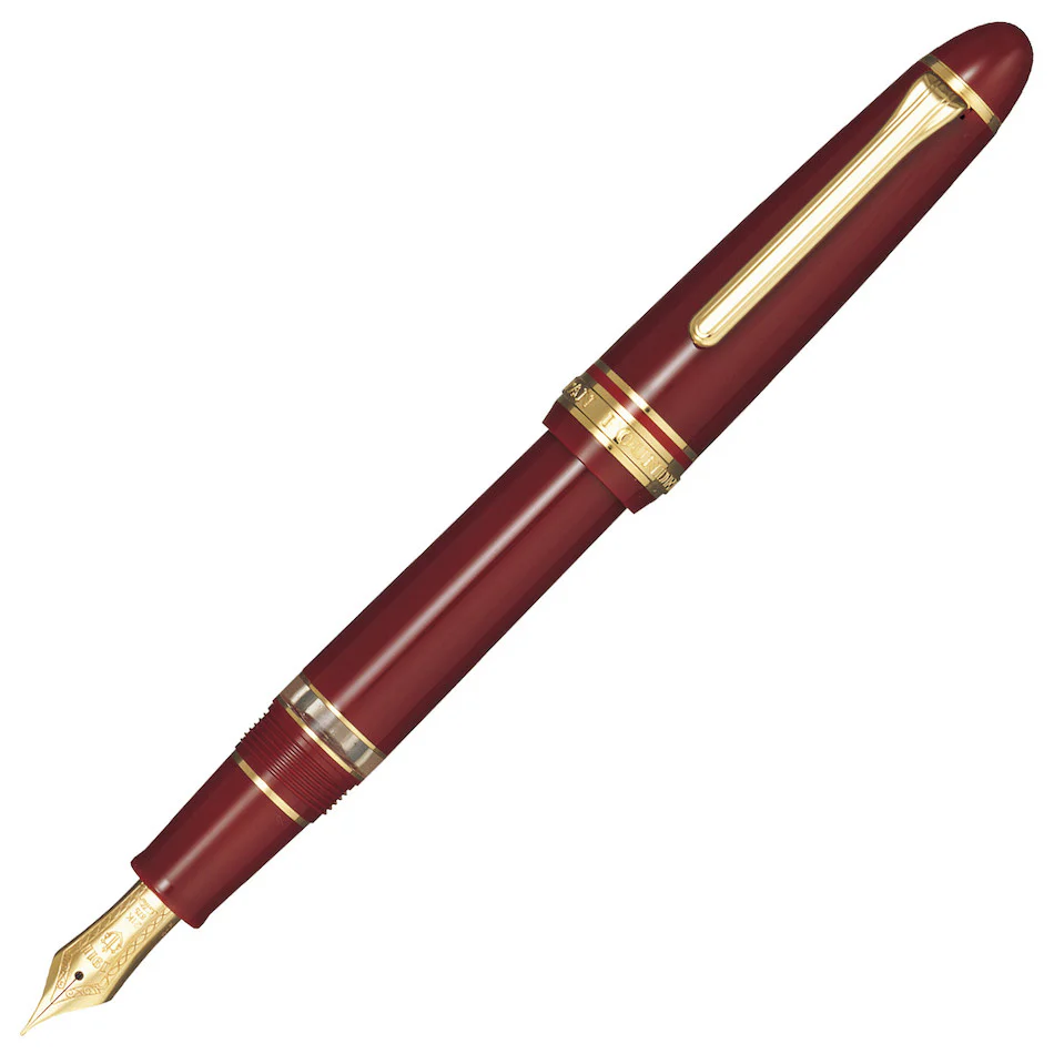 Sailor 1911 Realo Fountain Pen Maroon with Gold Trim