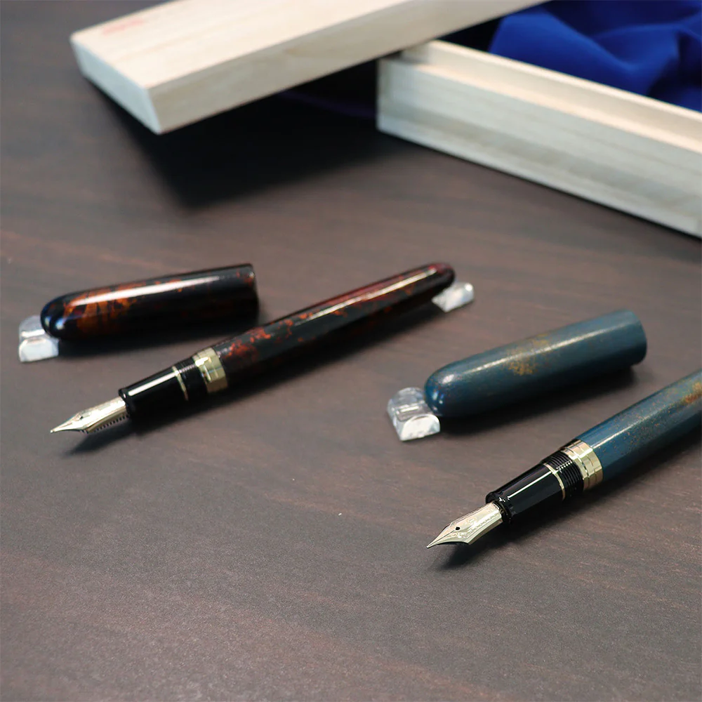 Sailor Rei III Fountain Pen Fukui Sousaku Wakasa-Nuri 21K Gold Medium - Image 4
