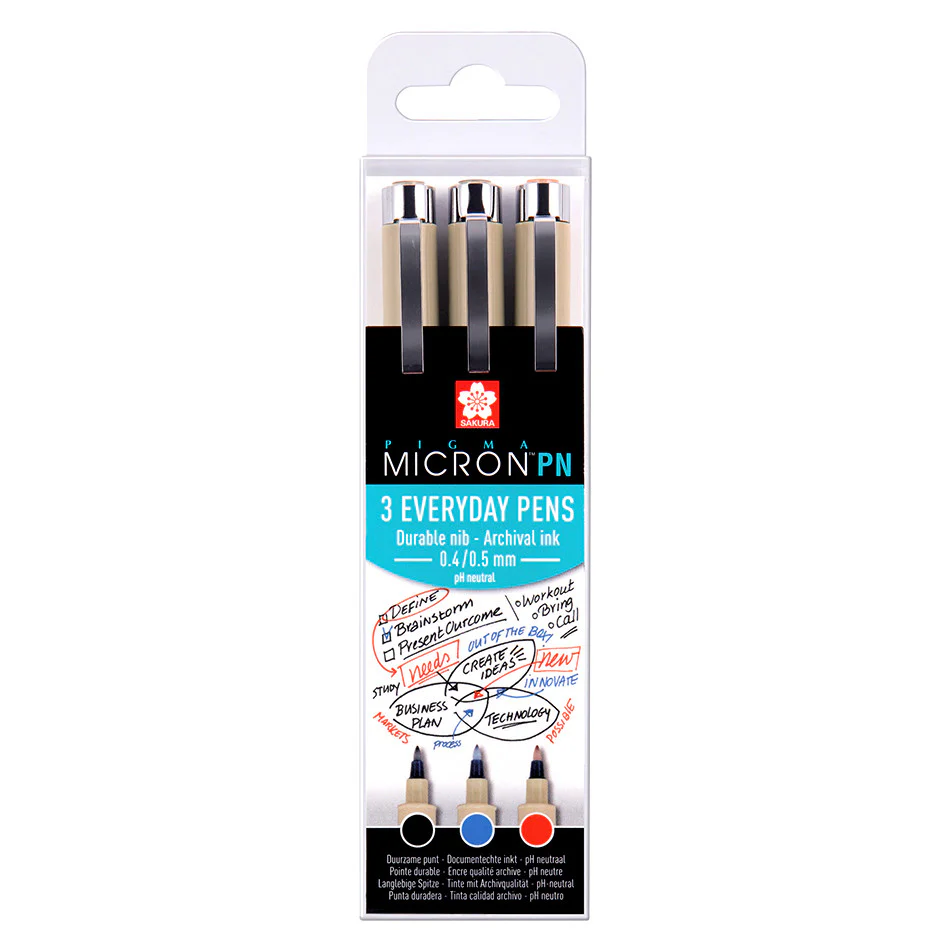 Sakura Pigma Micron PN Drawing Pen Office Set