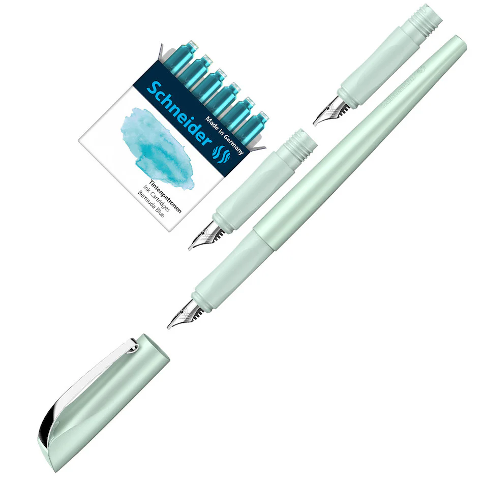 Schneider Callissima Fountain Pen Gift Set Mint - Image 2