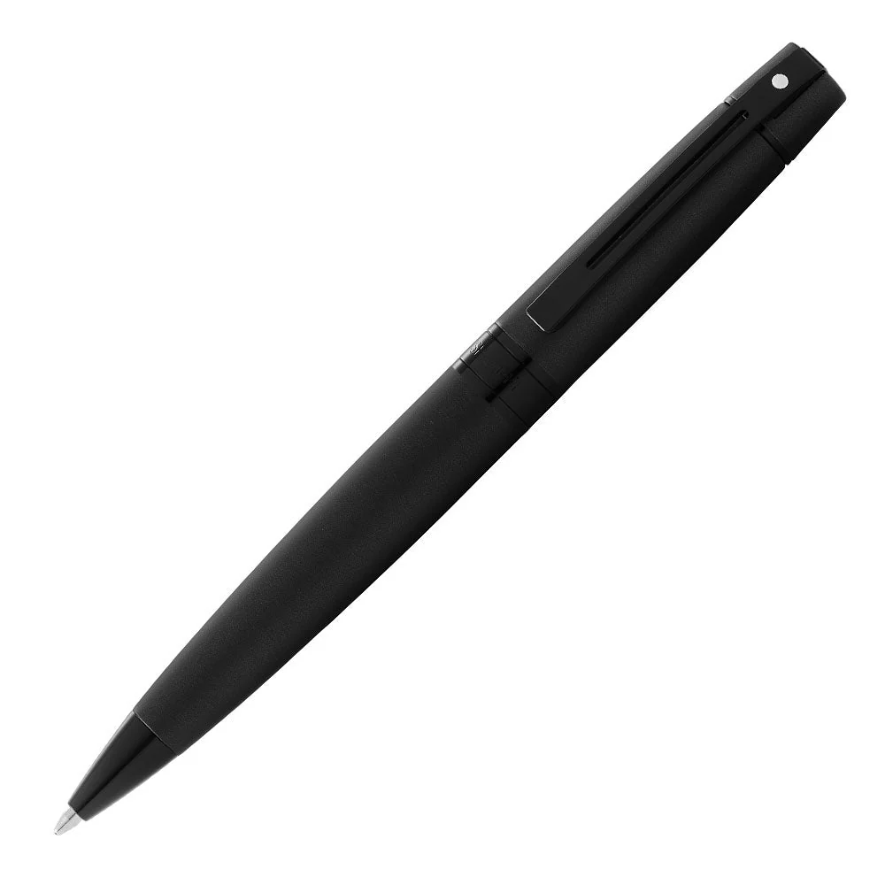 Sheaffer 300 Ballpoint Pen Matte Black Lacquer with Polished Black Trim