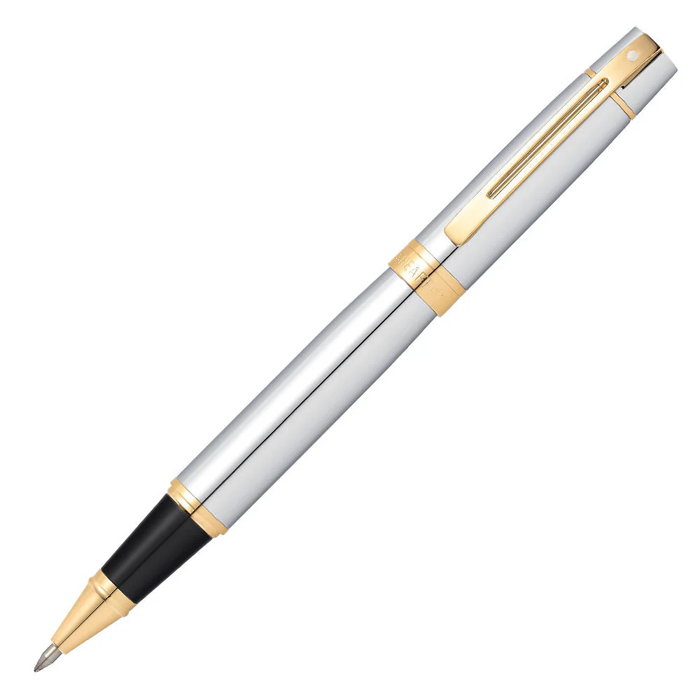 Sheaffer 300 Rollerball Pen Bright Chrome with Chrome Trim