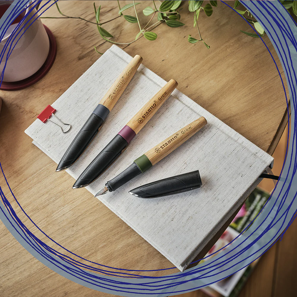 STABILO Grow Climate-Neutral Fountain Pen Cherry - Image 4