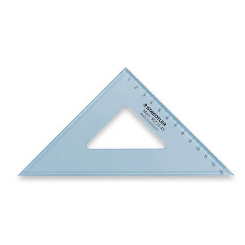 Staedtler Mars Set Square 21cm 45 degree