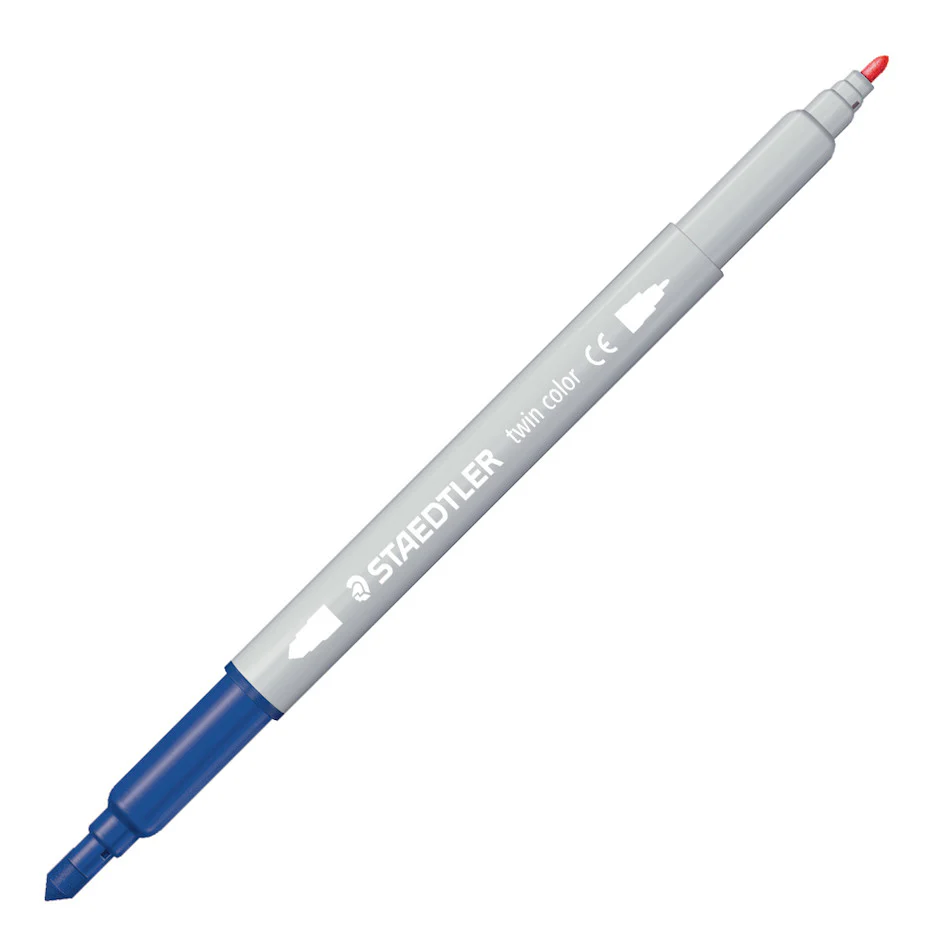 Staedtler Noris Double-Ended Fibre Tip Pens Box of 10 - Image 2